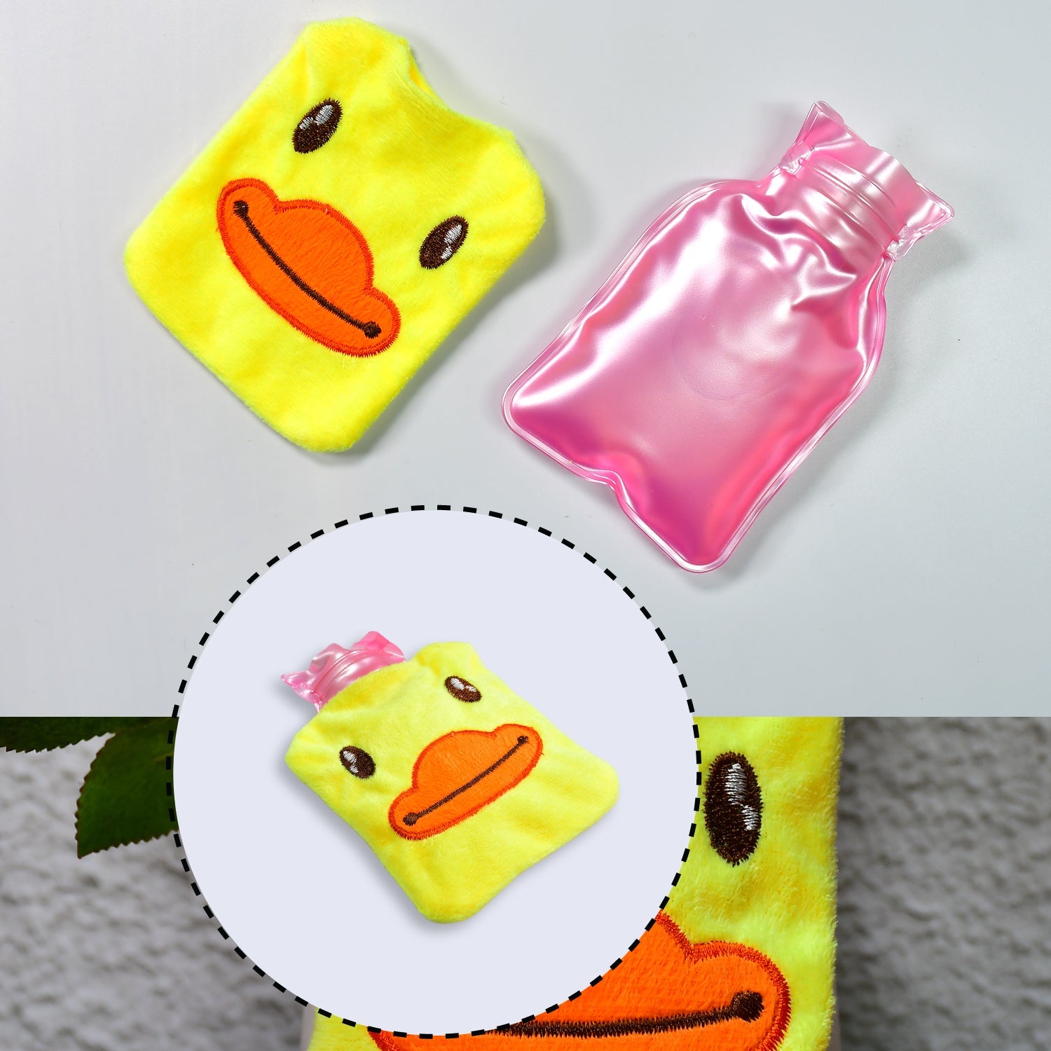 6511 Yellow Duck small Hot Water Bag with Cover for Pain Relief, Neck, Shoulder Pain and Hand, Feet Warmer, Menstrual Cramps. DeoDap 6511 Yellow Duck small Hot Water Bag with Cover for Pain Relief, Neck, Shoulder Pain and Hand, Feet Warmer, Menstrual Cramps. DeoDap